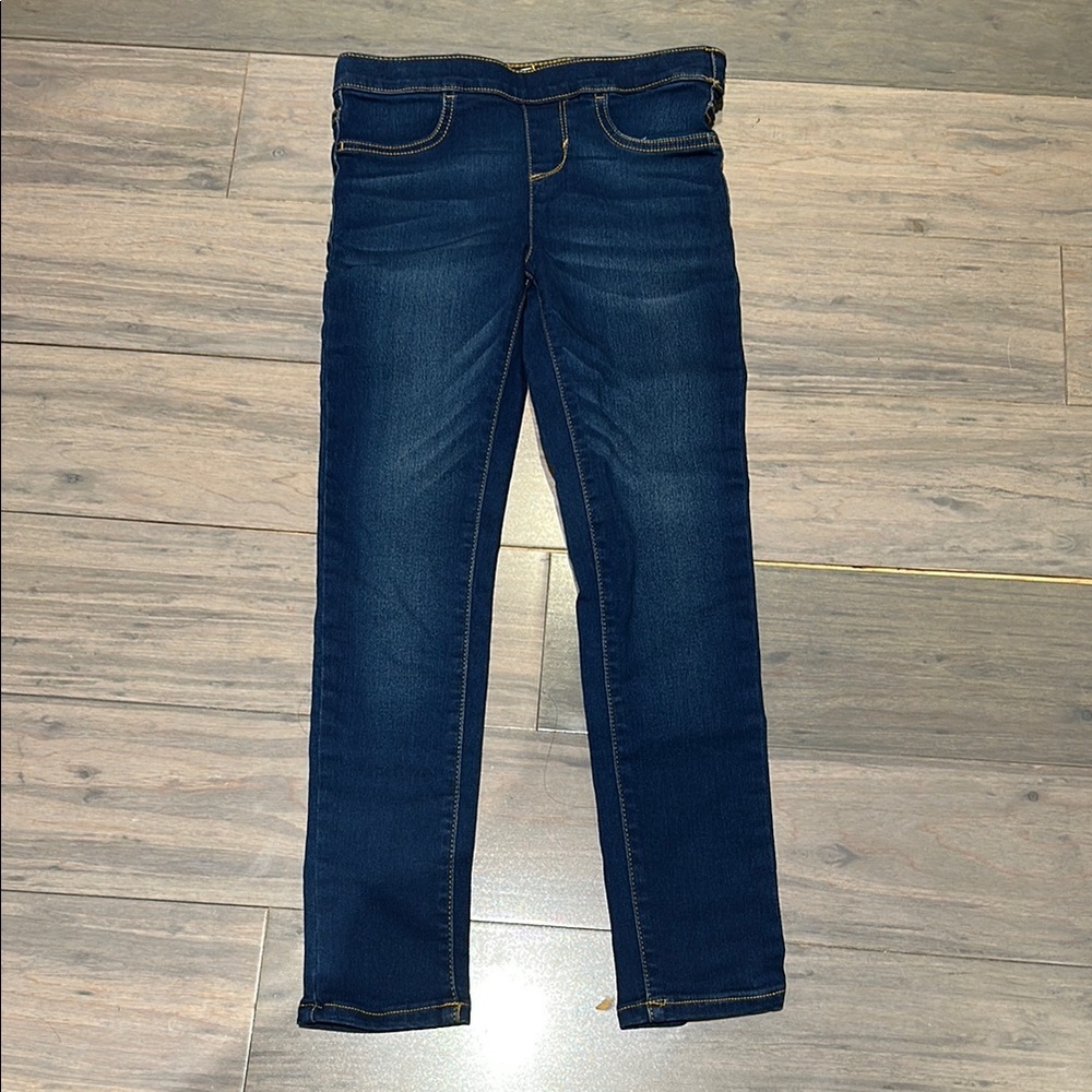 Like New Levi’s Girls Pull on Jeggings Dark Blue Jeans Size 8 Regular